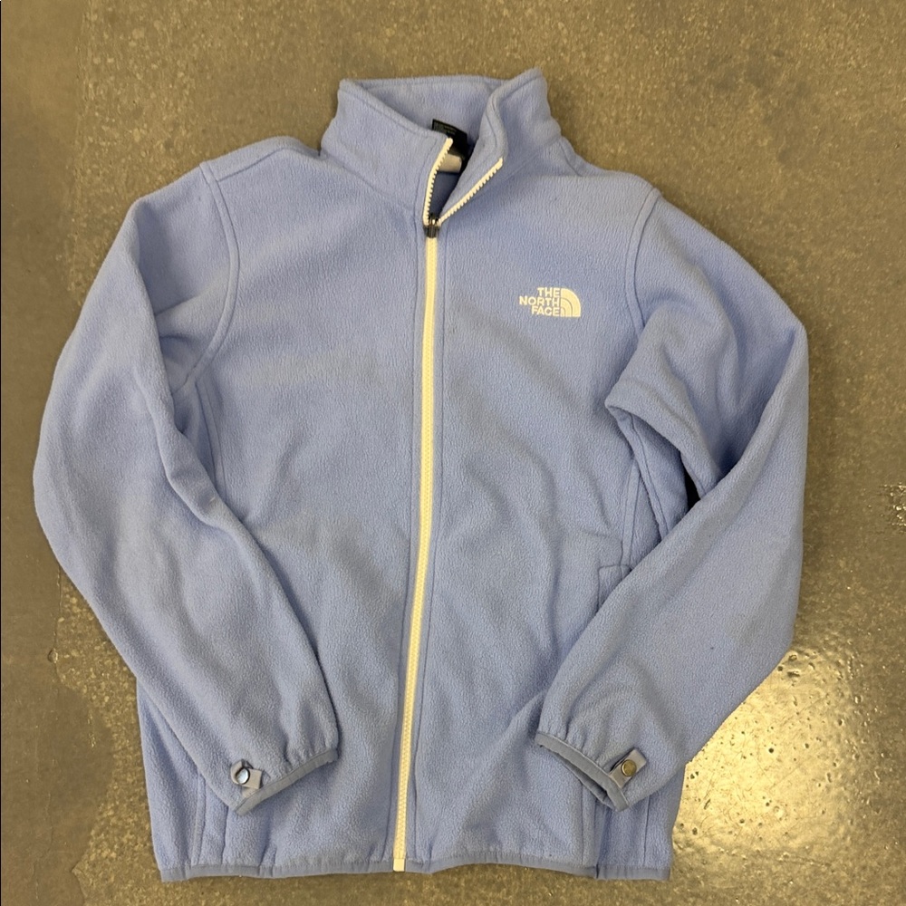 The North Face Sky Blue Full-Zip Fleece